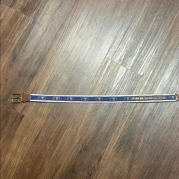 South Carolina state flag and brass buckle children's belt size small 22-24 - Picture 5 of 5